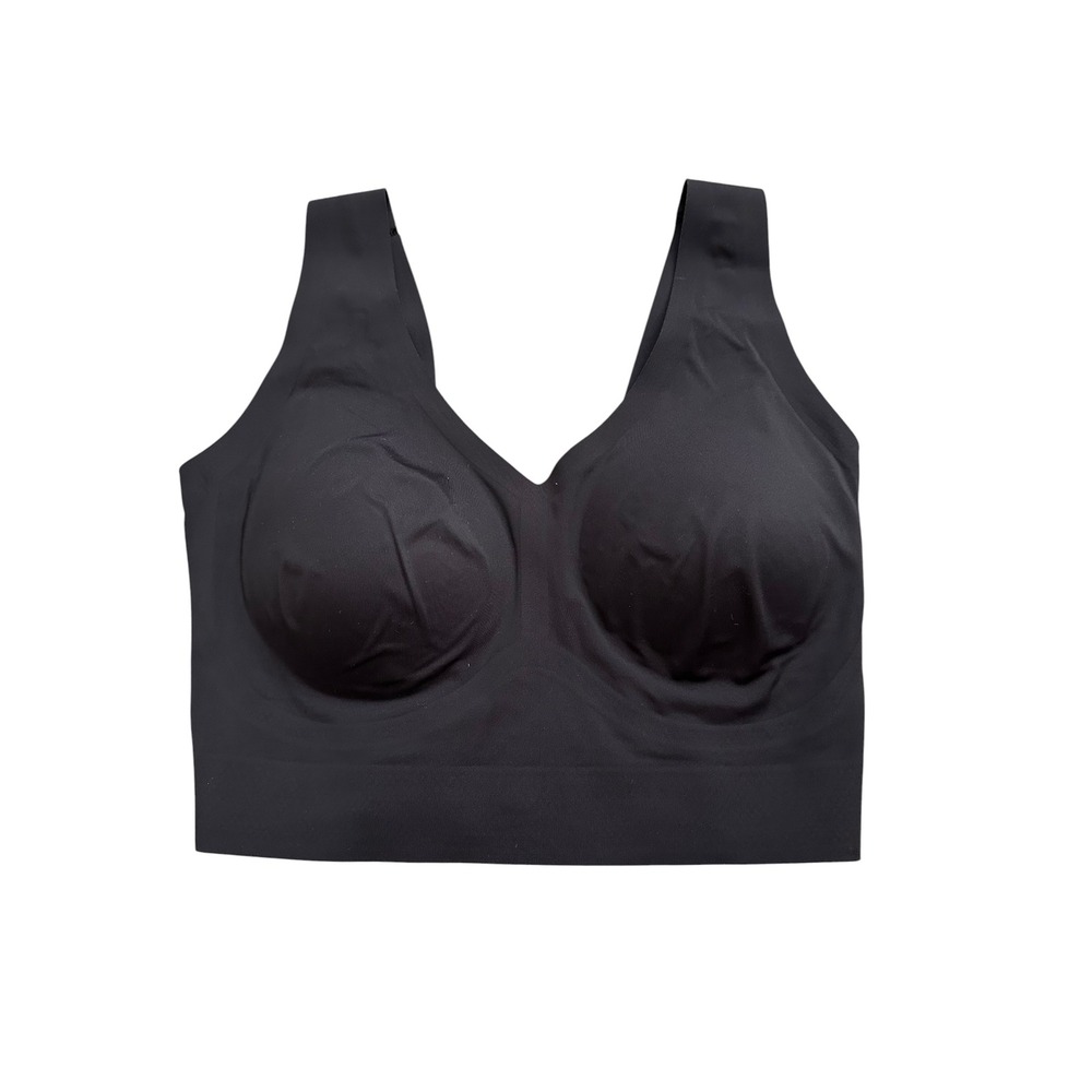 Minimalist EBY Relief Seamless Bralette Black Size SDD Wirefree Comfort Bra